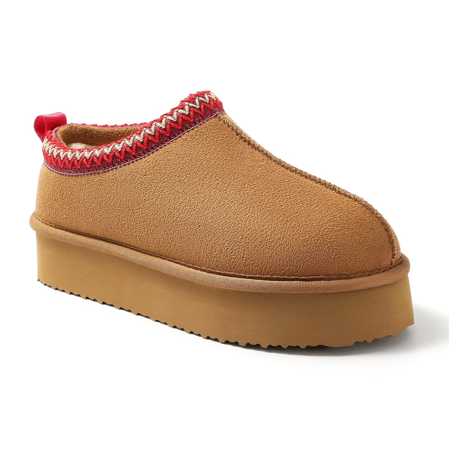 Thick Sole Plush Snow Boots Faux Suede Snow Boots for Women Warm Fuzzy Comfy Home Shoe Indoor Outdoor Women Snow Boots